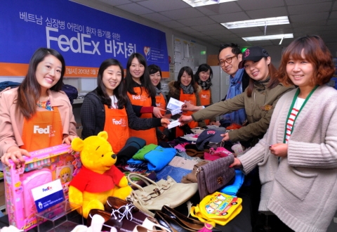 FedEx코리아, 베트남 심장병 어린이 환자 돕기 바자회 개최
