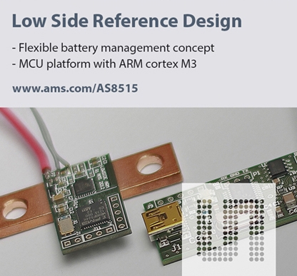 ams, 자동차 지능형 배터리 센서 레퍼런스 설계 선봬