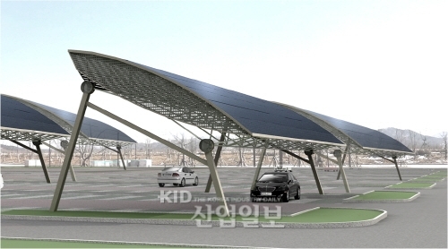 태양광발전시설 행복도시 도심에 구축