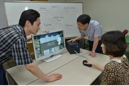 마우스만으로 '가상현실' 촉감