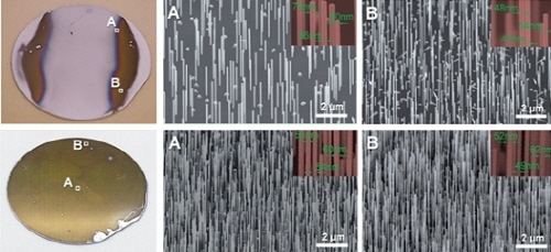 무촉매, 무패턴 나노선 대면적 합성기술 개발