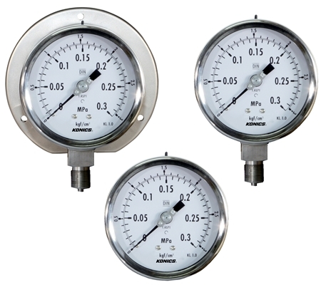 코닉스, 내진동 Non-Oil 타입 압력계 ‘각광’