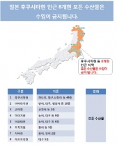 “일본산 수산물(후쿠시마 주변 8개 현) 사실상 원천 차단 효과”