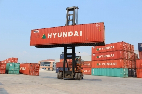 현대상선, 청도 컨테이너 물류시설 개장