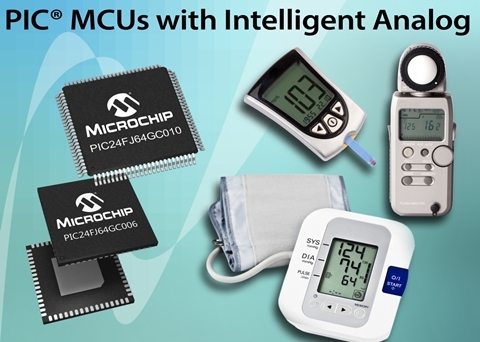 마이크로칩, PIC 마이크로컨트롤러 제품군 출시