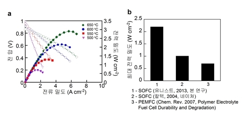 고체산화물 연료전지용 공기극 소재