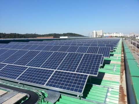 수서차량기지, 전기생산 태양광발전소로 변신