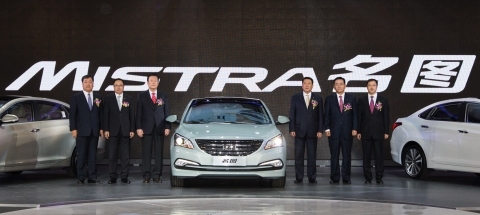 중국 전용 전략차종 ‘밍투’ 출시