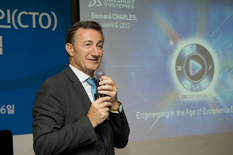 다쏘시스템 버나드 샬레 CEO, ‘경험의 경제’ 선도 위한 비전 제시