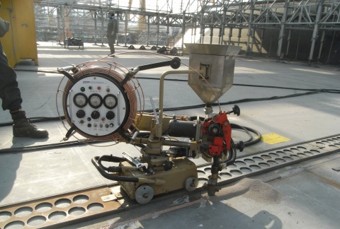 대우조선해양, 획기적 신개념 자동 용접장치 선보여