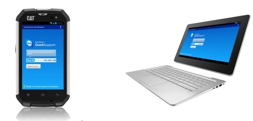 TeamViewer®, 모바일 기기 원격 제어