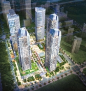 송도국제도시 업무화지구에 들어서는 주상복합타운