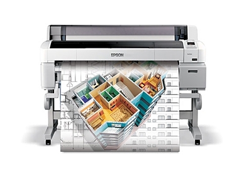 정교한 설계 도면, 엡손 플로터로 출력한다