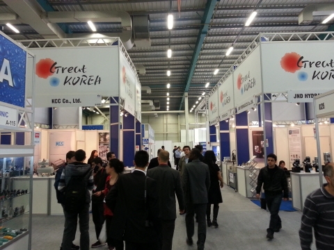 기산진, 2014 터키 이스탄불 국제기계전 한국관 성료