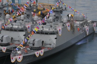 방사청,15번째 유도탄고속함 ‘박동진함’ 해군에 인도