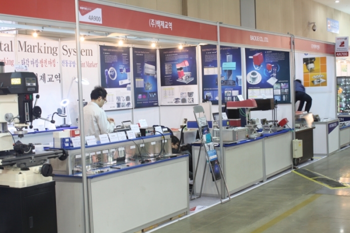 [심토스 2014 현장스케치] 백제교역, 마킹시스템분야의 신기술 공개