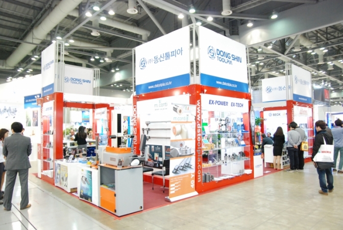 [심토스 2014 현장스케치] 동신툴피아, 공구부품 유통의 장 열어