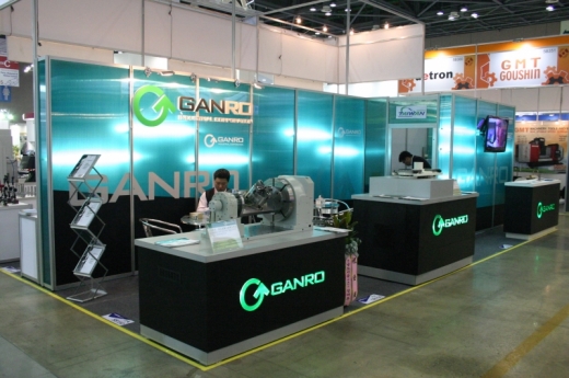 [심토스 2014 현장스케치] 대만 GANRO, CNC 틸팅로타리테이블 강조