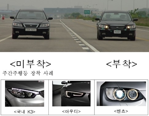 내년 7월 제작 차량부터 주간주행등 의무화