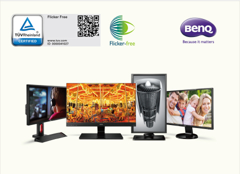 벤큐, 모니터 업계 최초 TUV 라인란드의 플리커 프리 인증 획득