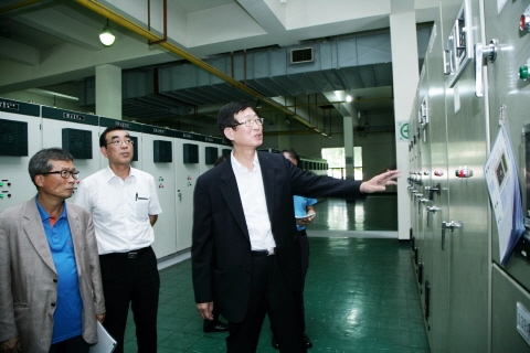 조환익 한전 사장, 전력 수요관리 참여업체 현장 방문