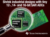 TI, 업계 최소형 SAR ADC 출시