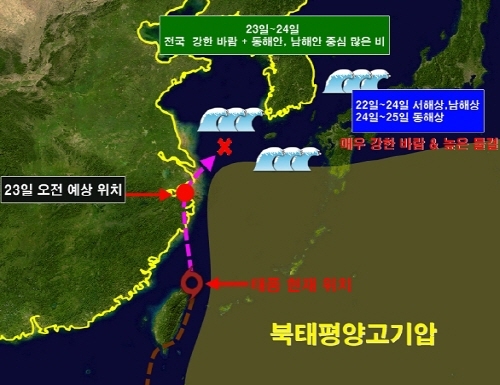제16호 태풍 '풍웡(FUNG-WONG)' 진로