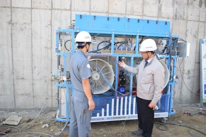 고층 아파트 외벽, 이젠 로봇이 페인팅 한다