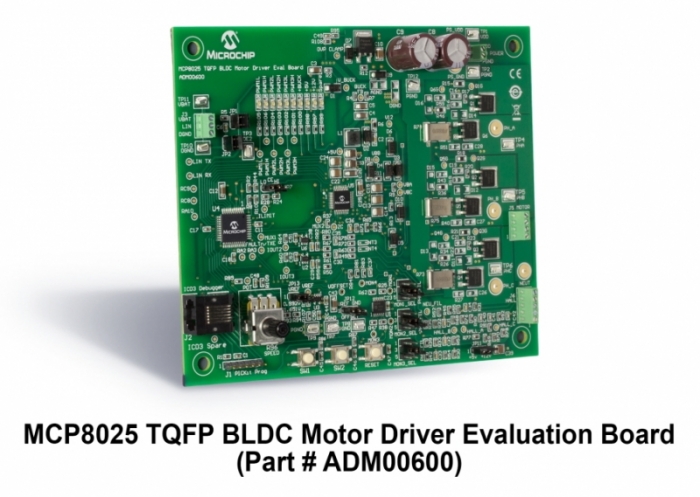 마이크로칩, 3상 BLDC 모터 게이트 드라이버 출시