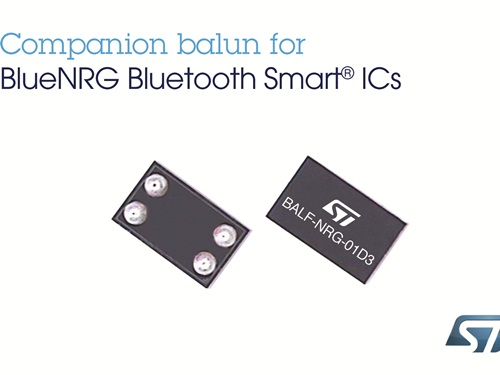 ST, 새 발룬칩으로 블루투스 스마트설계 간소화