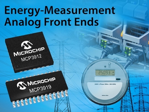 마이크로칩, 고집적·고정밀 에너지 측정 아날로그 프론트엔드 출시