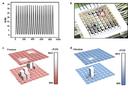 거미 감각기관 모사한 초고감도 균열 센서