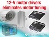 TI, 모터튜닝 필요 없는 12V 모터드라이버 제품군 출시