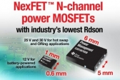 TI, 업계 최저 저항의 MOSFET 출시