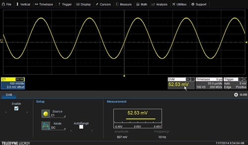 텔레다인르크로이, 오실로스코프에 세 가지 기능 추가