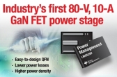TI, 80V 하프 브리지 GaN FET 모듈 출시