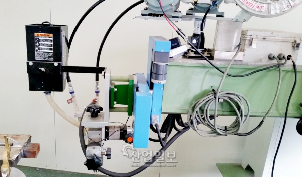 고효율 자동용접장치 특허권 취득