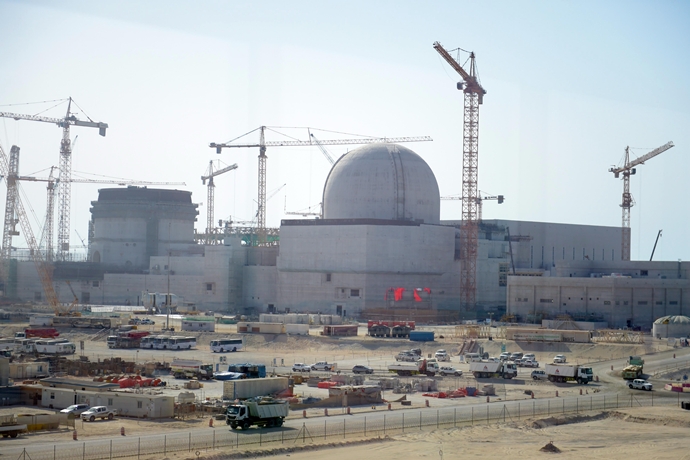 한전, UAE원전 2호기 원자로 성공적 설치