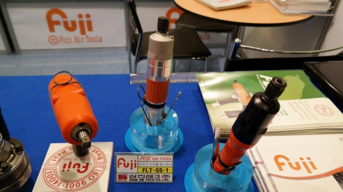 [BUTECH 2015](주)삼진테크, 다양한 에어공구 선보여