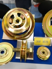 [BUTECH 2015] 신성헤라&레이저, 신기술 스피닝공법 가공한 텐션풀리 출품