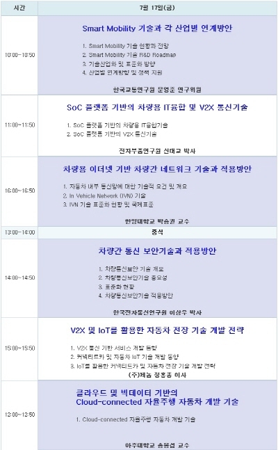 커넥티드카 위한 '통신 및 네트워크 융합기술'