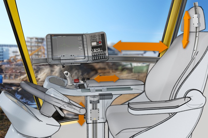 이구스, 인체공학적 코너 설계 위한 커브형 직동 가이드