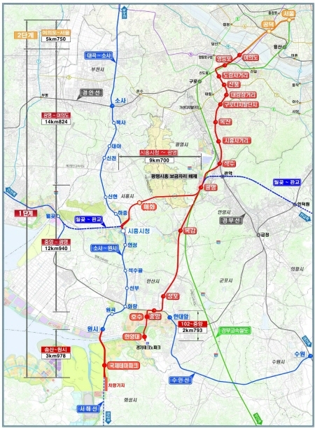 신안산선 오는 2023년 개통 '여의도까지 30분'