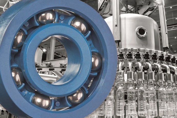 이구스의 xiros M180 폴리머 볼 베어링 식품산업에 최적화