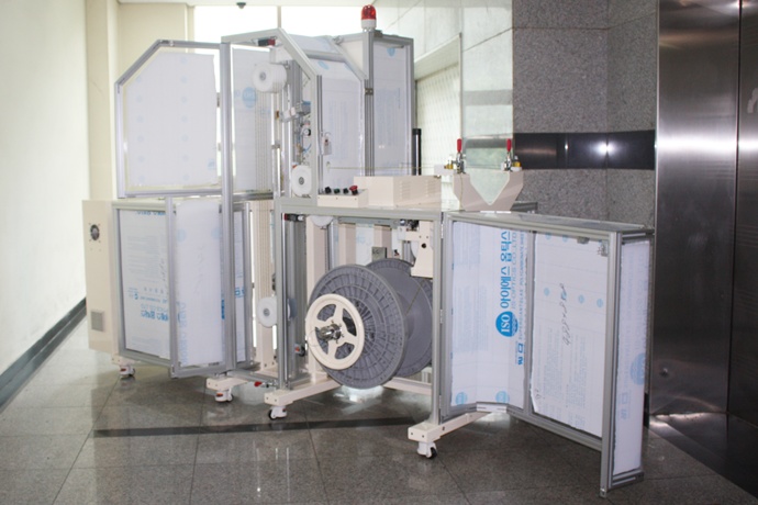 영기풀리미, 콜게이트 자동공급장치로 작업현장 '깨끗하게'