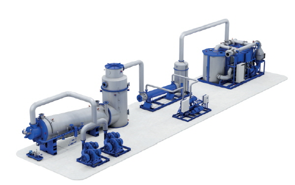 Kormarine 2015 에 등장한 알파라발 가스 장비