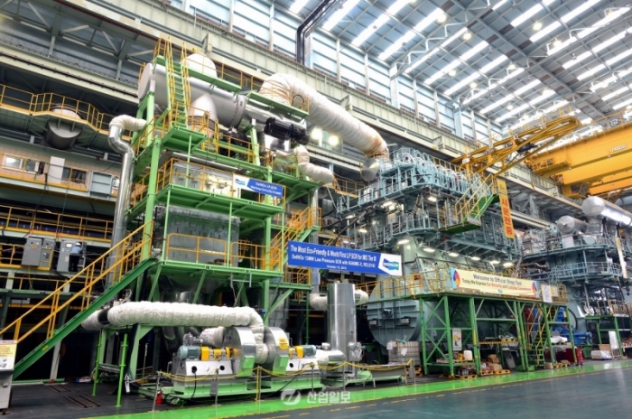 두산엔진, 세계 최초 개발한 친환경 설비 DelNOx