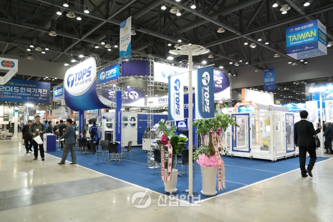 [KOMAF 2015] (주)티오피에스, 대한민국 NO.1 워터젯 절단 장비 제시