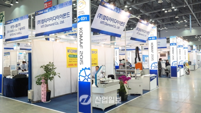 [KOMAF 2015] 엠티아이다이아몬드, 다이아몬드 신소재절단기 공개