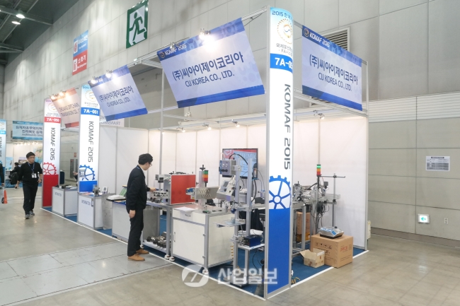 [KOMAF 2015] ㈜씨아이제이코리아, 자체 브랜드 개발로 마킹기 시장의 주축으로 성장